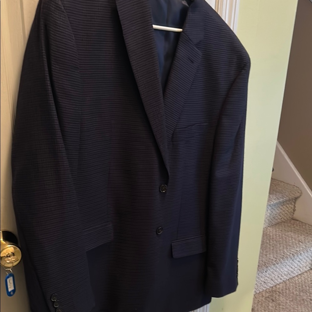 Chaps Blue Sport Coat Classic Tailored Blazer